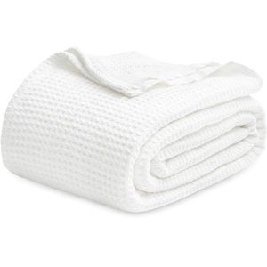 Bedsure 100% Cotton Blanket Queen Size (90x90)